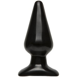 Анальна пробка Doc Johnson Smooth Classic Large - Black, макс. діаметр 5,7 см