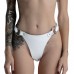 Трусики з натуральної шкіри Feral Feelings - String Bikini White ,