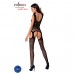 Бодистокинг Passion BS062 black, комбинезон, имитация чулок , Комбинезоны