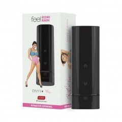 Мастурбатор Kiiroo Onyx + Romi Rain, 10 сжимающих колец, не надо двигать, теледельдоника