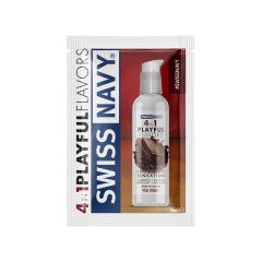 Розпродаж!!! Пробник Swiss Navy 4 in 1 Chocolate Sensation 5 мл (термін 07.02.2024)