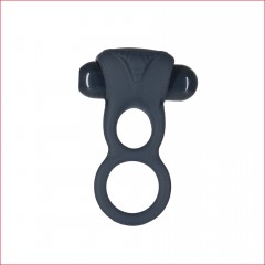 Подвійне ерекційне кільце з вібрацією Lux Active-Triad - Vibrating Dual Cock Ring, пульт ДК