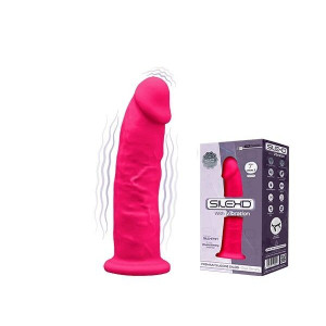 Фалоімітатор з вібрацією SilexD Henry Vibro Pink (MODEL 2 size 7in)  (м'ята упаковка!!!)