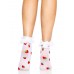 Leg Avenue Strawberry ruffle top anklets , ,
