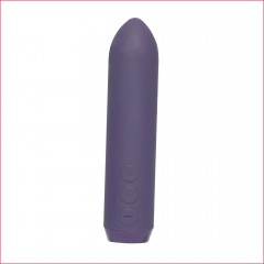 Минивибратор Je Joue – Classic Bullet Vibrator Purple с глубокой вибрацией и фиксацией на палец