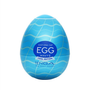 Мастурбатор-яйце Tenga Egg Wavy II Cool