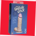 Фалоімітатор Doc Johnson The Realistic Cock 8 inch White - ULTRASKYN, Vack-U-Lock, діаметр 5,1 см , Фалоімітатори, Doc Johnson (США)