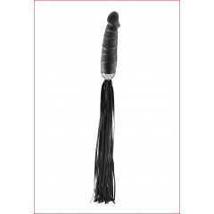 Флогер з ручкою-дилдо Fetish Tentation Whip with Dildo Handle