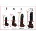 Крафтове мило-член із присоскою Чистий Кайф Black size M, натуральне , Приколи та сувеніри,