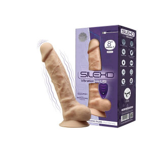 Фалоімітатор з вібрацією SilexD Vetus Vibro Flesh (MODEL 1 size 8in) + LRS