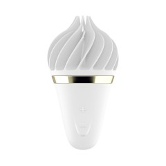 Мороженка спиннатор Satisfyer Lay-On - Sweet Temptation White/Gold