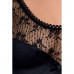 (SALE) Рубашка приталенная с чашечками LOTUS CHEMISE black L/XL - Passion Exclusive, трусики , Секси белье