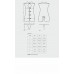 Obsessive Stewardess 3 pcs costume grey L/XL , ,
