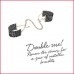 Наручники Bijoux Indiscrets Desir Metallique Handcuffs - Black, металлические, стильные браслеты , Наручники и фиксаторы