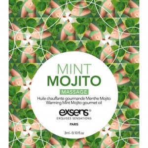Розпродаж!!! Пробник массажної олії EXSENS Mojito 3мл (термін 11.2023)