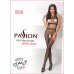 Бодистокинг Passion BS048 black, комбинезон, имитация колгот и открытого топа , Комбинезоны