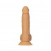 Фалоімітатор ADDICTION - 8" DUAL DENSITY SILICONE DILDO - CARAMEL ,