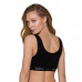 Спортивный топ с широкой резинкой Passion PS004 TOP black, size M , Секси белье