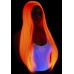 Leg Avenue Long straight center part wig neon pink , ,