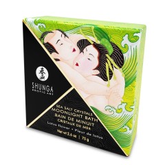 Соль для ванны Shunga Moonlight Bath – Lotus Flower (75 гр), соль Мертвого моря, ароматические масла