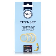 Презервативи Mister Size TEST-SET 53-57-60 with tape measure EN