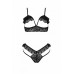 Комплект DOLLY SET WITH OPEN BRA black S/M Passion ,