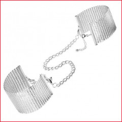 Наручники Bijoux Indiscrets Desir Metallique Handcuffs - Silver, металеві, стильні браслети