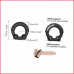 Эрекционное кольцо с металлическими вставками Dorcel STRONGER RING , Эрекционные кольца и насадки