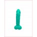 Крафтове мило-член із присоскою Чистий Кайф Turquoise size L, натуральне , Приколи та сувеніри,
