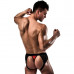 Мужские трусики с красным гульфиком Passion 007 THONG red S/M , Трусики