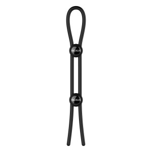 Ерекційне кільце Nexus FORGE Double Adjustable Lasso - Black