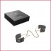 Наручники Bijoux Indiscrets Desir Metallique Handcuffs - Black, металлические, стильные браслеты , Наручники и фиксаторы