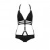 Боди монокини под латекс LAMIS BODY black S/M - Passion Exclusive , Секси белье
