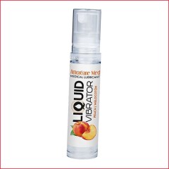 Лубрикант с эффектом вибрации Amoreane Med Liquid Vibrator Peach (10 мл)
