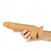 Фалоімітатор ADDICTION - 8" DUAL DENSITY SILICONE DILDO - CARAMEL ,