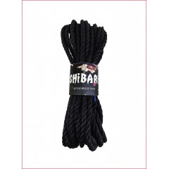 Джутовая веревка для шибари Feral Feelings Shibari Rope, 8 м черная