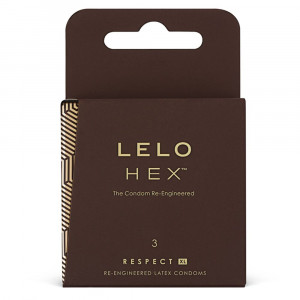 Презервативи LELO HEX Condoms Respect XL 3 Pack
