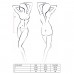 Боди монокини с глубоким декольте PETRA BODY black L/XL - Passion Exclusive , Сексі білизна, Passion (Польща)