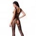 Бодистокинг Passion BS069 black, комбинезон, имитация чулок и боди , Комбинезоны