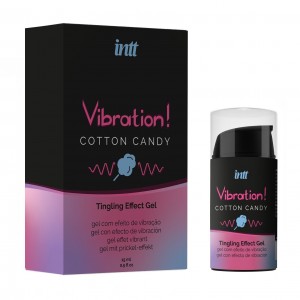 Рідкий вібратор Intt Vibration Cotton Candy (15 мл) (мятая упаковка!!!)