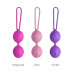 Вагінальні кульки Adrien Lastic Geisha Lastic Balls Mini Violet (S), діаметр 3,4 см, вага 85 гр , Анальні - вагінальні шарики, Adrien Lastic (Іспанія)
