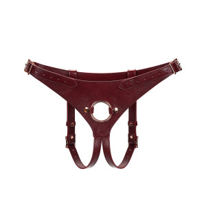 Трусики для страпона Liebe Seele Wine Red Strap on Harness