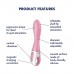Вібратор точки G Satisfyer Air Pump Vibrator 2 надувається , ,