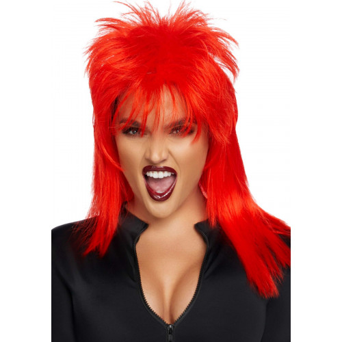 Leg Avenue Unisex rockstar wig Red , ,