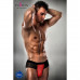 Мужские трусики с красным гульфиком Passion 007 THONG red S/M , Трусики