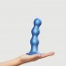 Насадка для страпона Strap-On-Me Dildo Plug Balls Blue Metallic L , ,