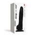 Реалистичный фаллоимитатор Strap-On-Me SOFT REALISTIC DILDO Black - Size M , Фаллоимитаторы