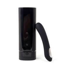Интерактивный набор мастурбатор + стимулятор точки G Kiiroo Onyx + and Pearl 2 Couple Set Black