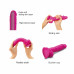 Реалистичный фаллоимитатор Strap-On-Me SLIDING SKIN REALISTIC DILDO FUCHSIA - S, эффект подвижной кожи , Фаллоимитаторы