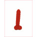 Крафтовое мыло-член с присоской Чистый Кайф Red size L, натуральное , Приколы и сувениры